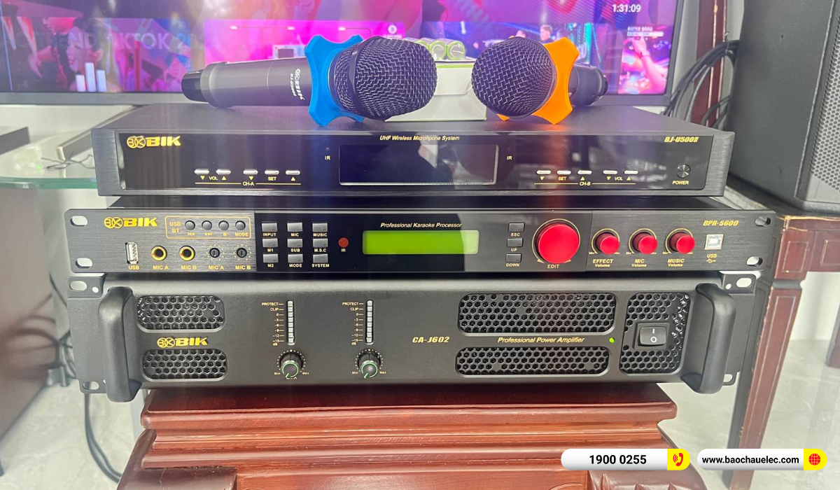 Lắp đặt dàn karaoke Denon hơn 45tr cho chú Trọng tại Đắk Lắk