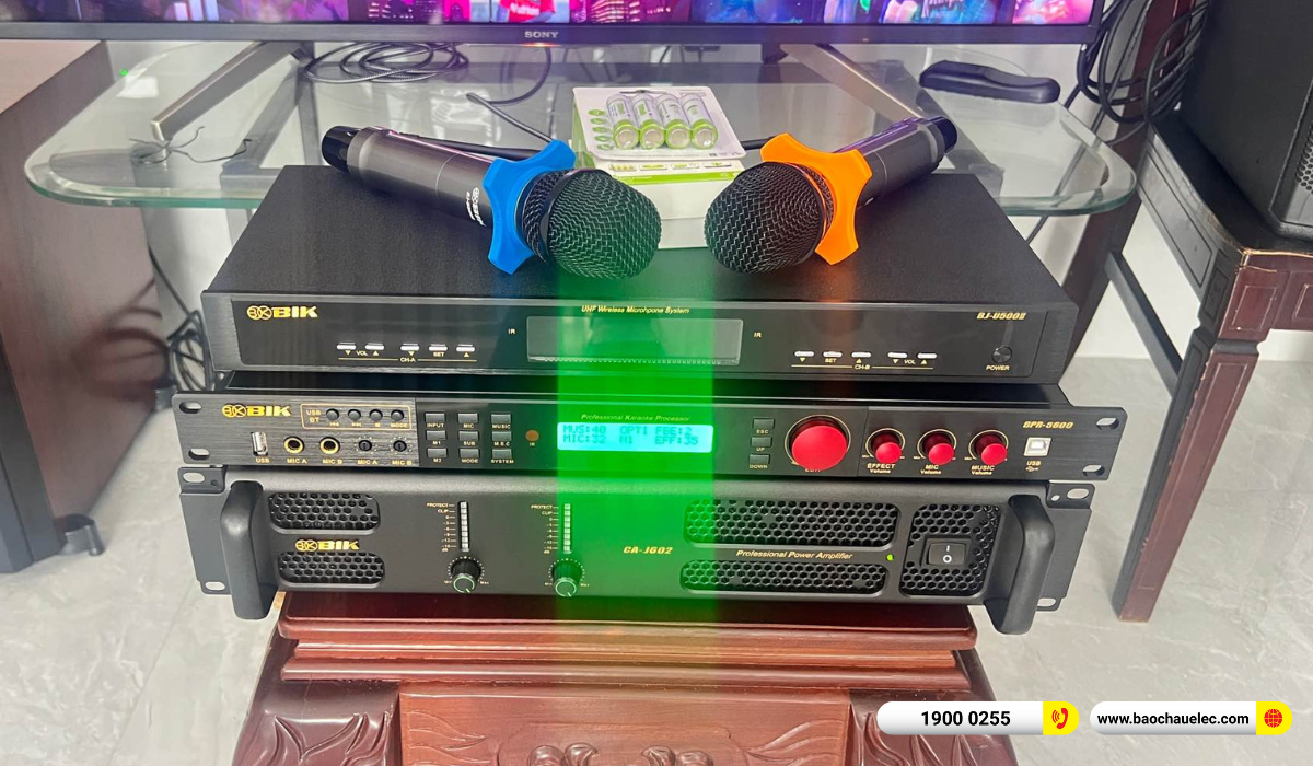 Lắp đặt dàn karaoke Denon hơn 45tr cho chú Trọng tại Đắk Lắk