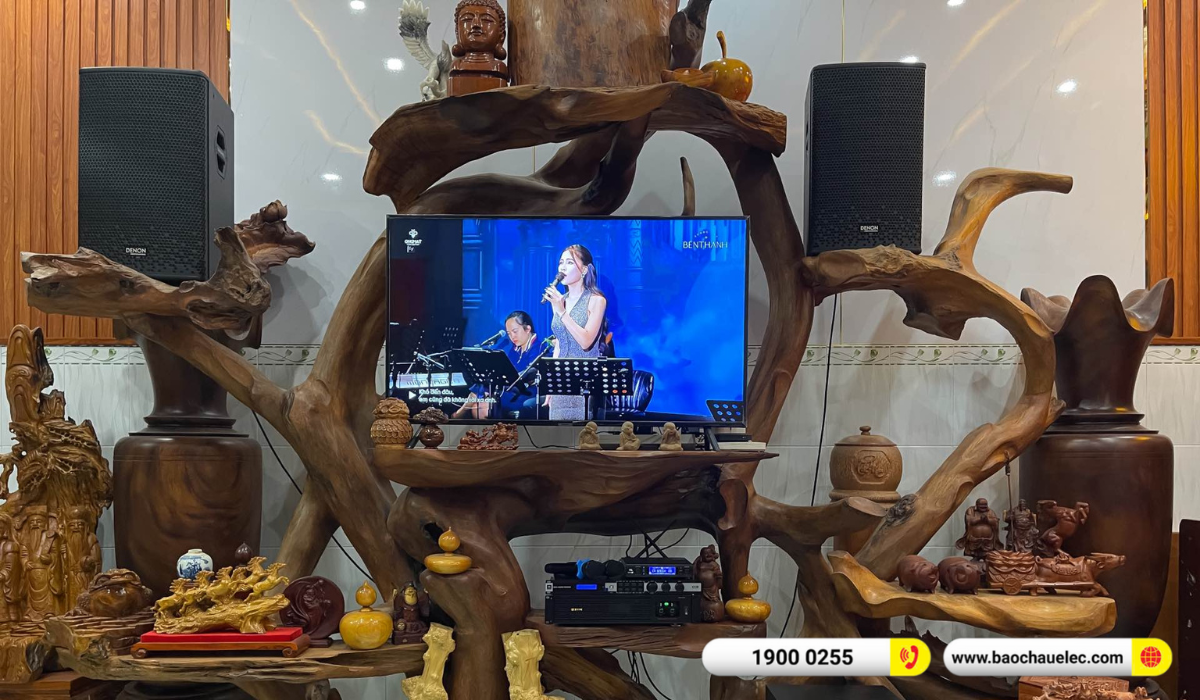 Lắp đặt dàn karaoke Denon hơn 46tr cho chị Hạnh tại Bình Dương