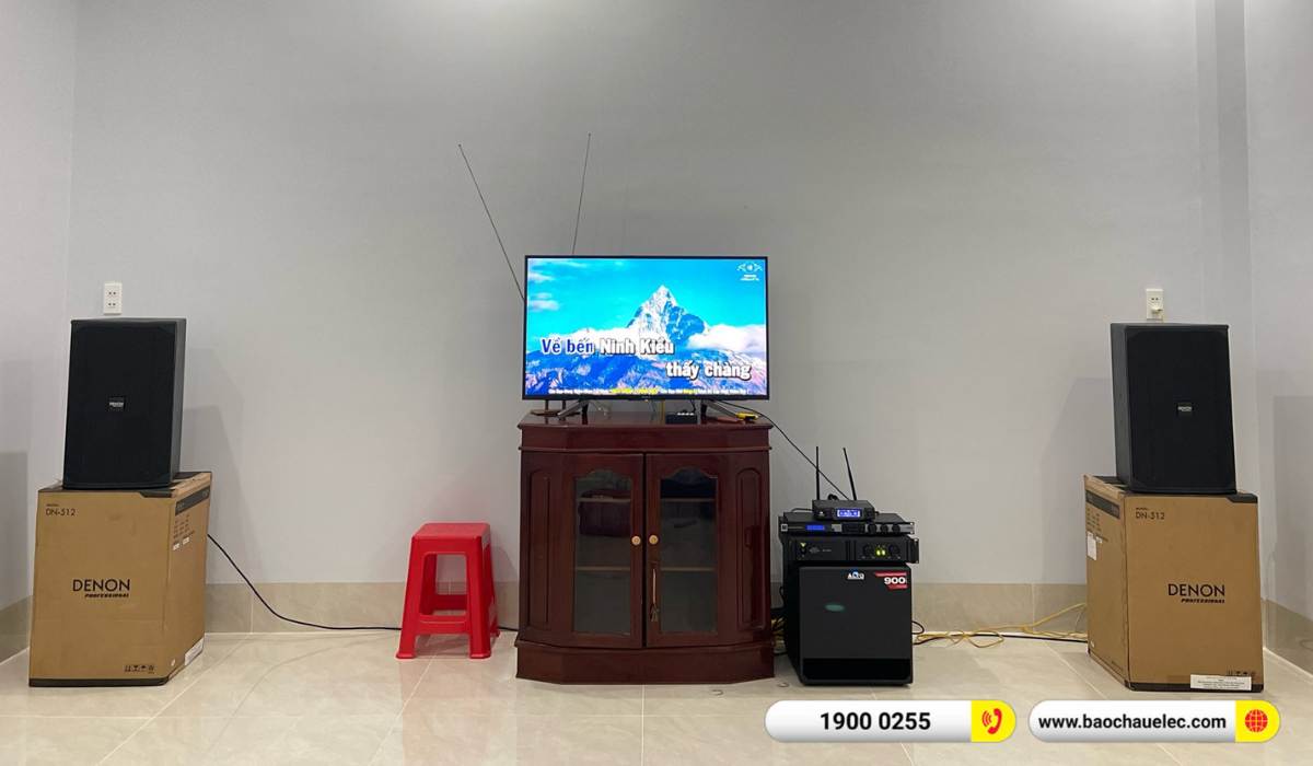 Lắp đặt dàn karaoke Denon hơn 58tr cho anh Đẳng tại Cà Mau