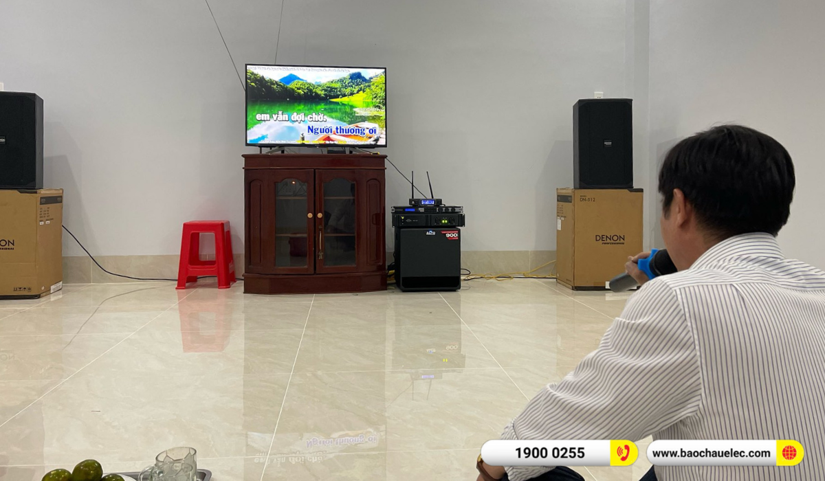 Lắp đặt dàn karaoke Denon hơn 58tr cho anh Đẳng tại Cà Mau