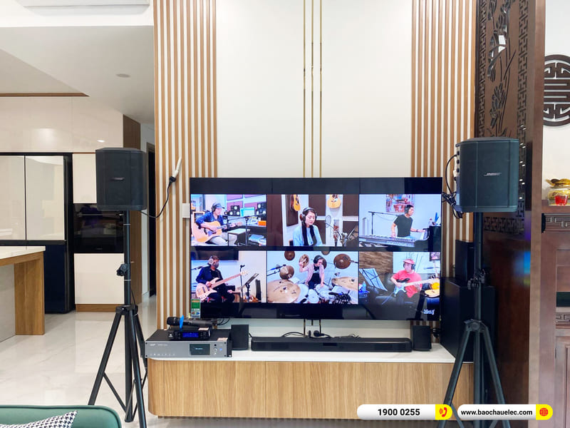 Lắp đặt dàn karaoke di động Bose hơn 50tr cho anh Minh ở TPHCM
