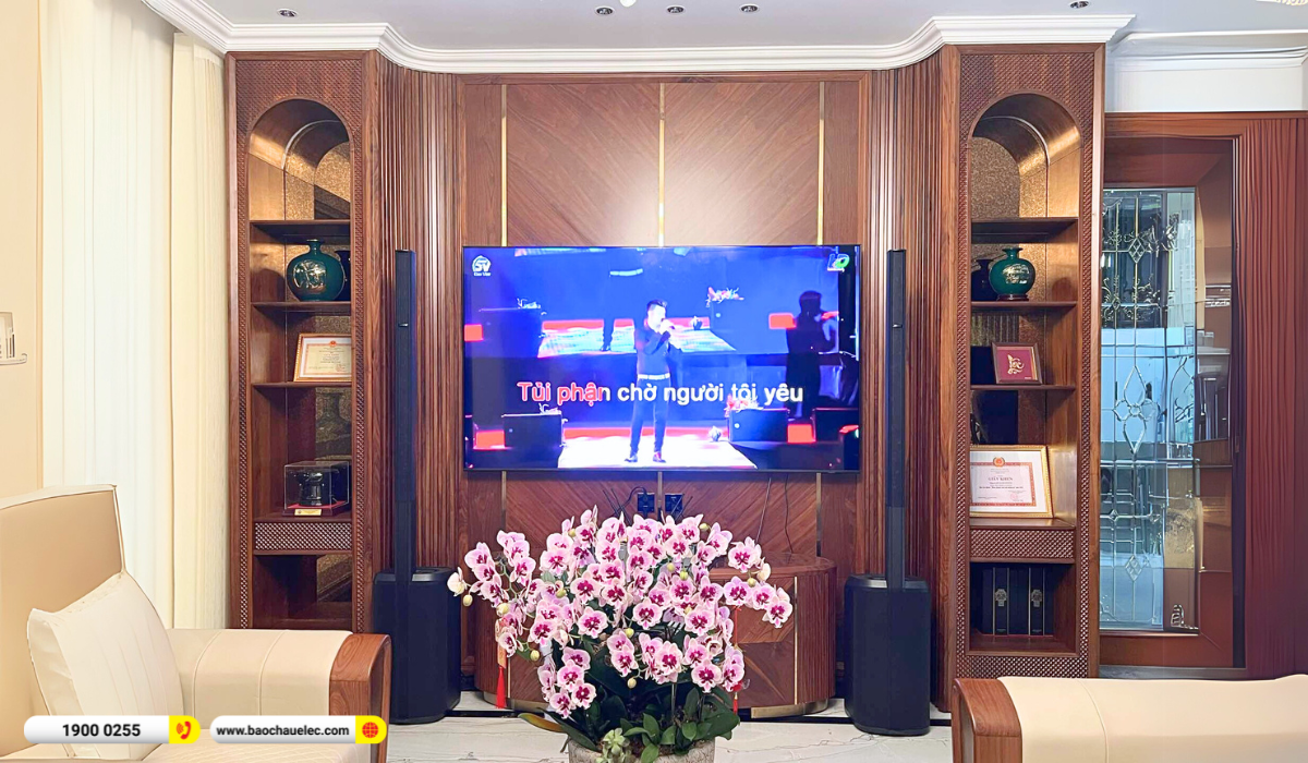 Lắp đặt dàn karaoke di động Bose hơn 120tr cho anh Thương tại Hải Phòng