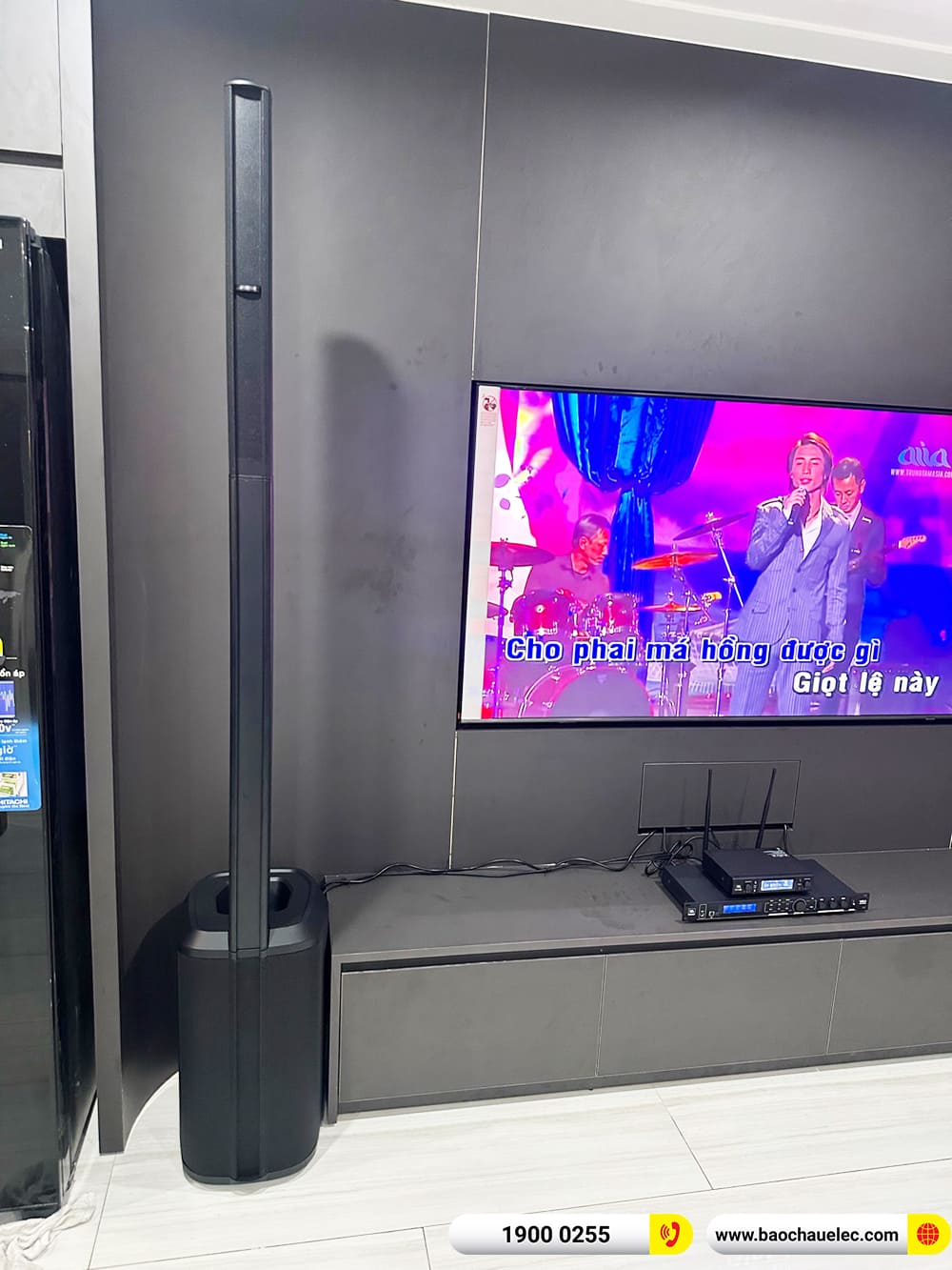 Lắp đặt dàn karaoke di động Bose gần 51tr cho cô Hòa ở TPHCM