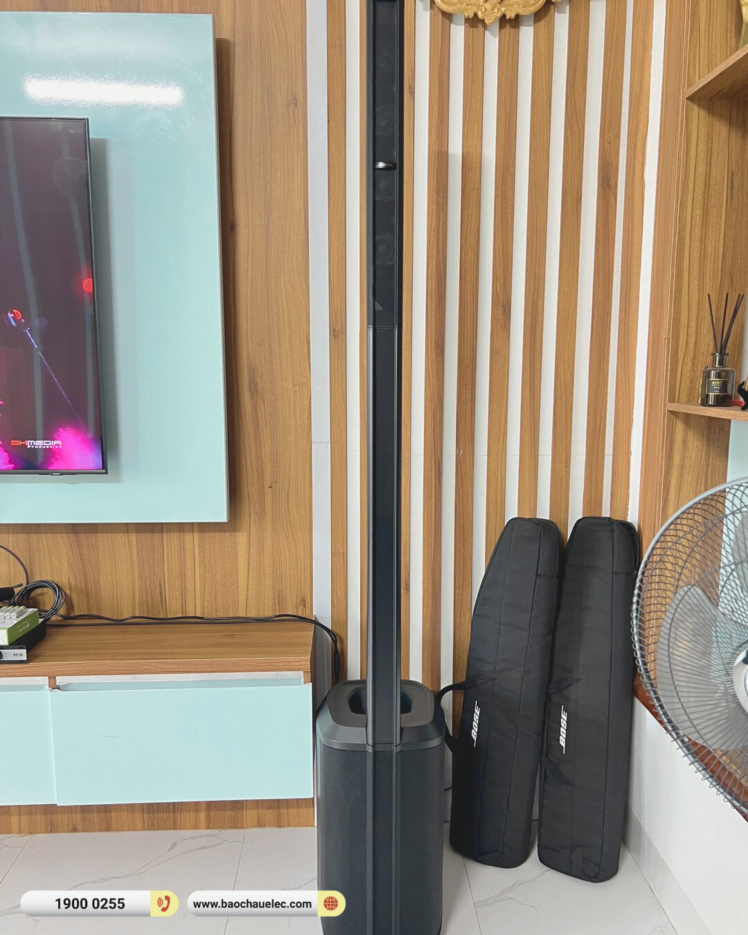 Lắp đặt dàn karaoke di động Bose gần 80tr cho anh Phú tại Buôn Ma Thuật