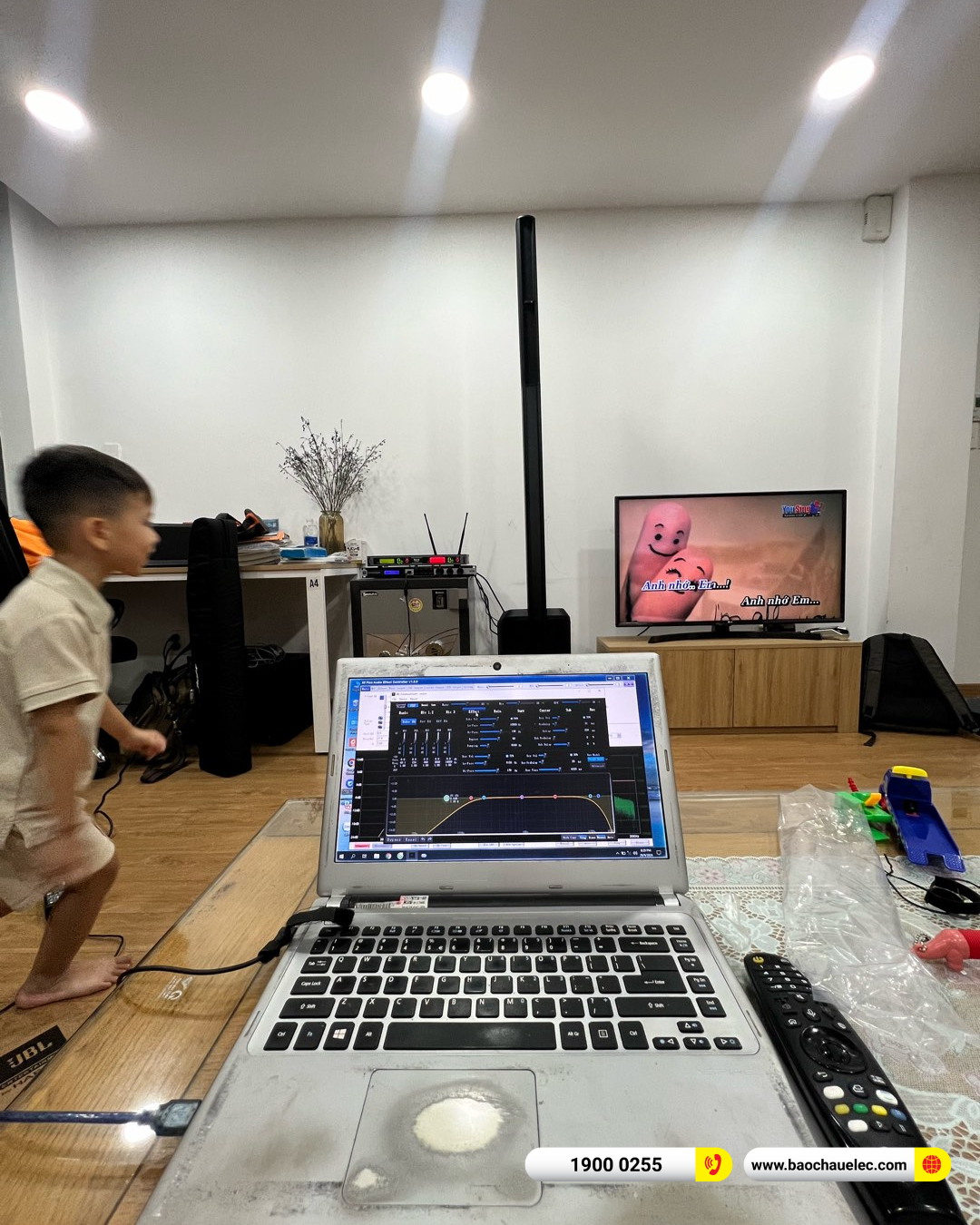 Lắp đặt dàn karaoke di động Bose hơn 49tr cho anh Cảnh tại Gò Vấp