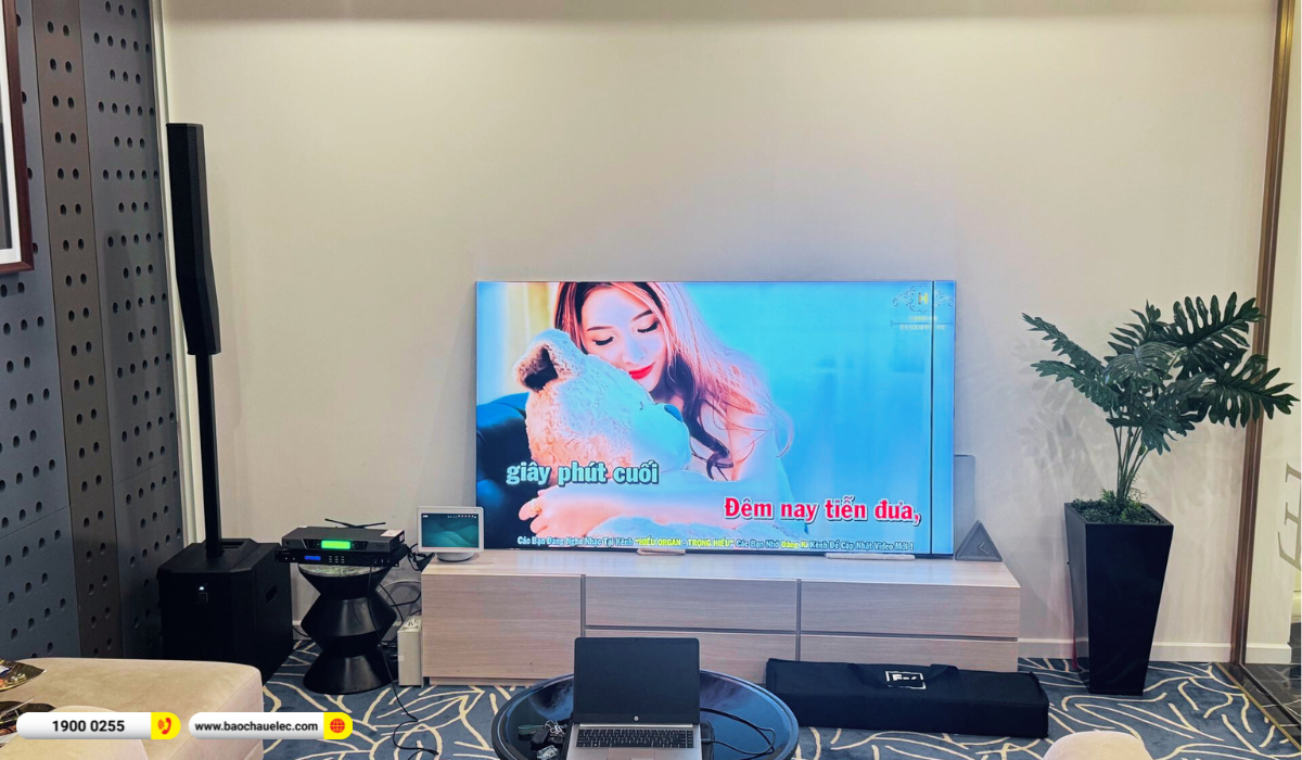 Lắp đặt dàn karaoke di động Electro Voice hơn 70tr cho chị Trang tại TP HCM