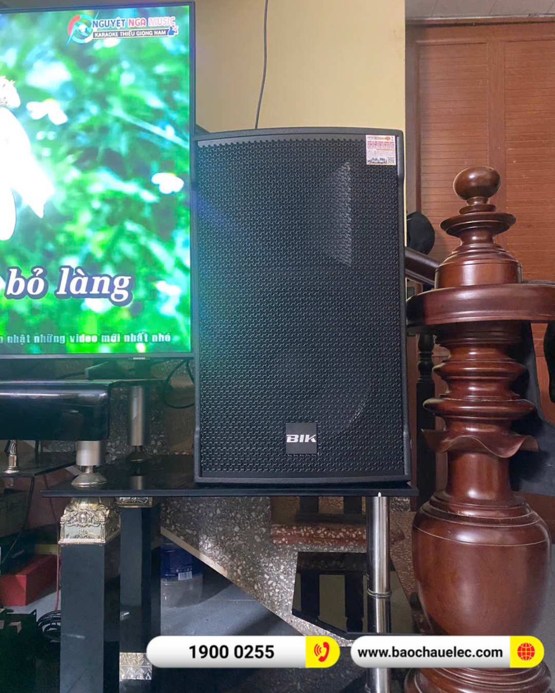 Lắp đặt dàn karaoke BIK hơn 36tr cho anh Khỏe tại Bắc Ninh (BIK CS-535, GXS-850, KP500, SW612MKII, UGX12)