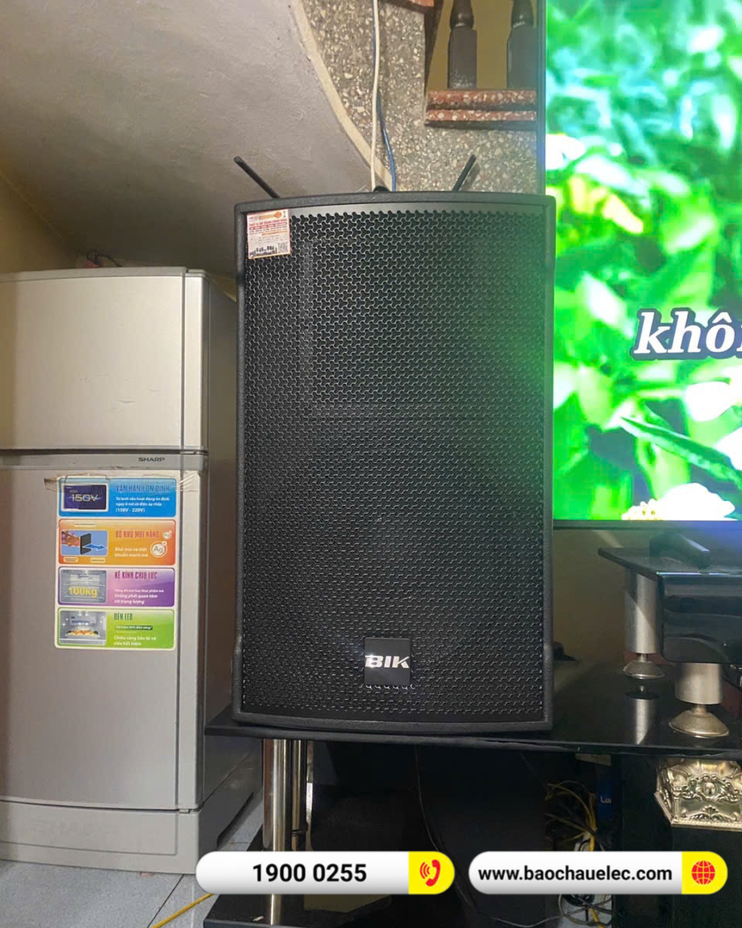 Lắp đặt dàn karaoke BIK hơn 36tr cho anh Khỏe tại Bắc Ninh (BIK CS-535, GXS-850, KP500, SW612MKII, UGX12)