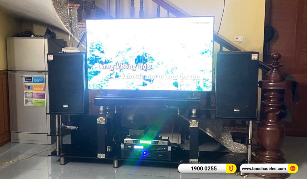 Lắp đặt dàn karaoke BIK hơn 36tr cho anh Khỏe tại Bắc Ninh (BIK CS-535, GXS-850, KP500, SW612MKII, UGX12)