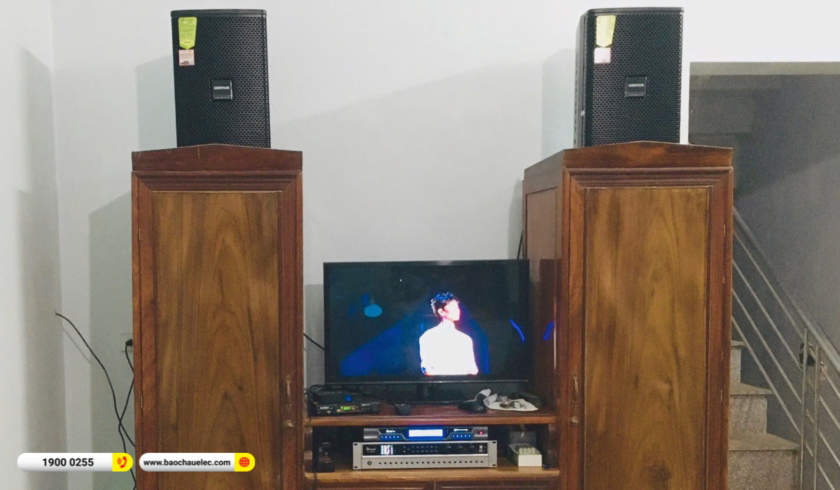 Lắp đặt dàn karaoke Domus hơn 23tr cho anh Cầm tại Bắc Giang