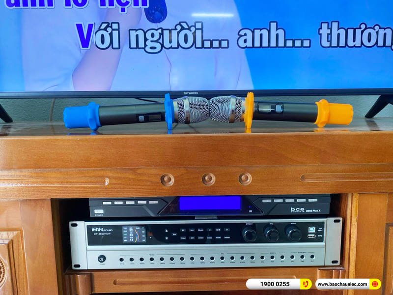 Lắp đặt dàn karaoke Domus hơn 18tr cho anh Chung ở Thanh Hóa