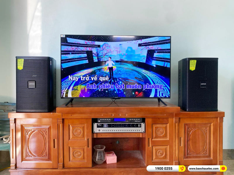 Lắp đặt dàn karaoke Domus hơn 18tr cho anh Chung ở Thanh Hóa