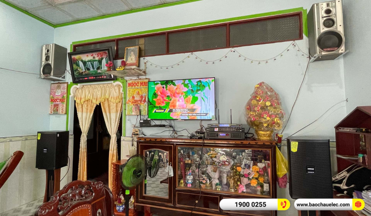 Lắp đặt dàn karaoke Domus hơn 28tr cho anh Hóa tại Hậu Giang