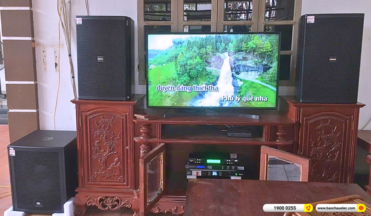 Lắp đặt dàn karaoke Domus hơn 62tr cho anh Hội tại Bắc Giang