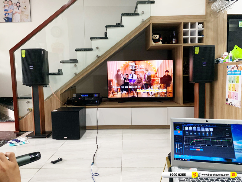 Lắp đặt dàn karaoke Domus hơn 27tr cho anh Huy ở TPHCM