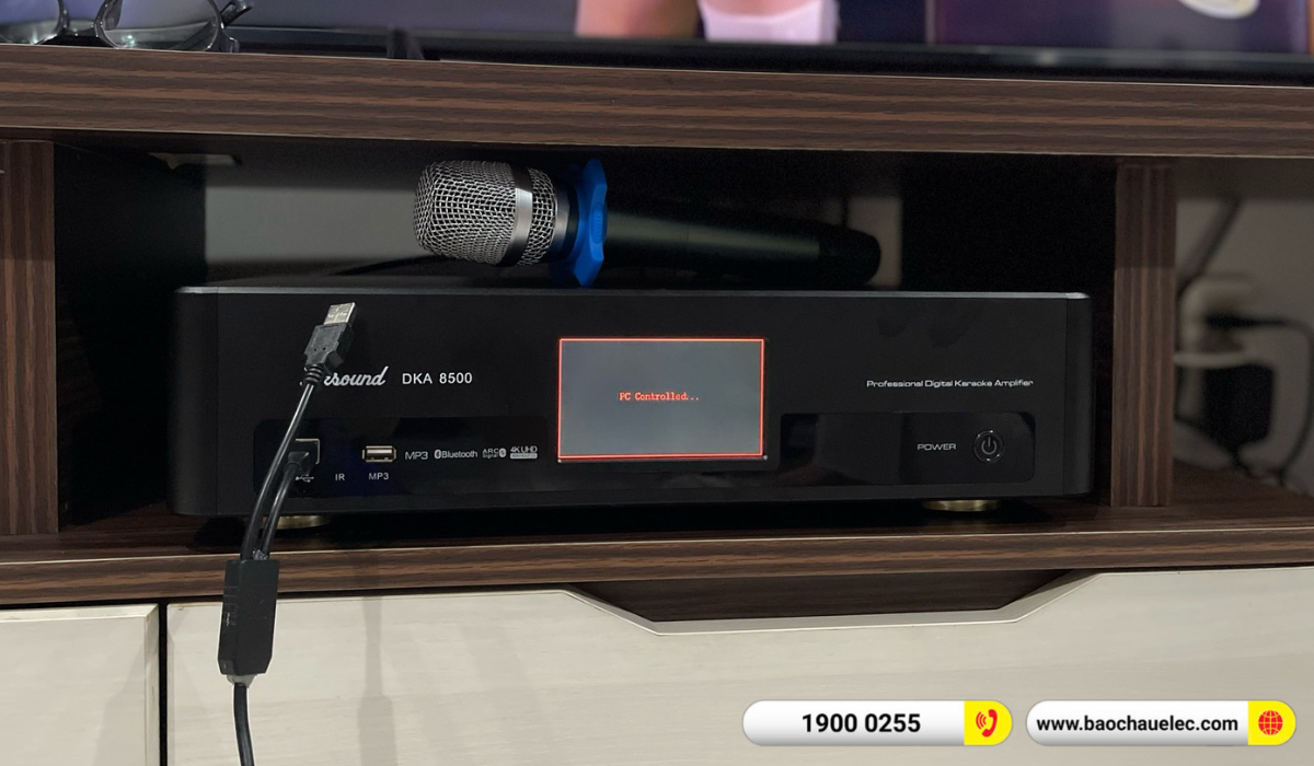 Lắp đặt dàn karaoke Domus hơn 28tr cho chị Hân tại Đồng Nai