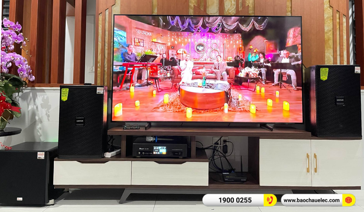 Lắp đặt dàn karaoke Domus hơn 28tr cho chị Hân tại Đồng Nai