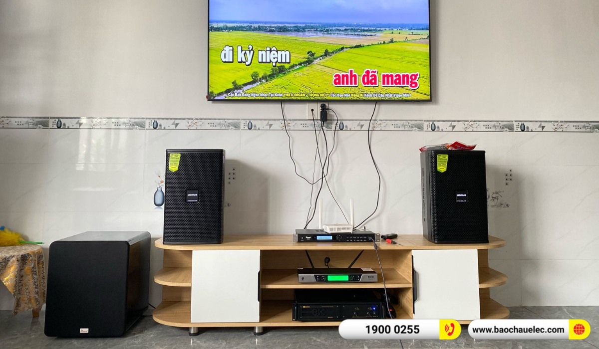 Lắp đặt dàn karaoke Domus hơn 32tr cho chị huyền tại Đồng Nai