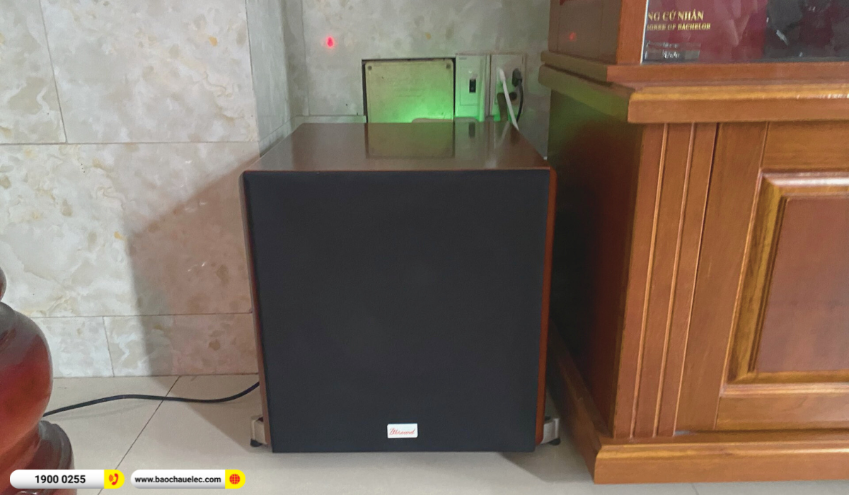 Lắp đặt dàn karaoke Domus hơn 24tr cho chị Nga tại TP HCM