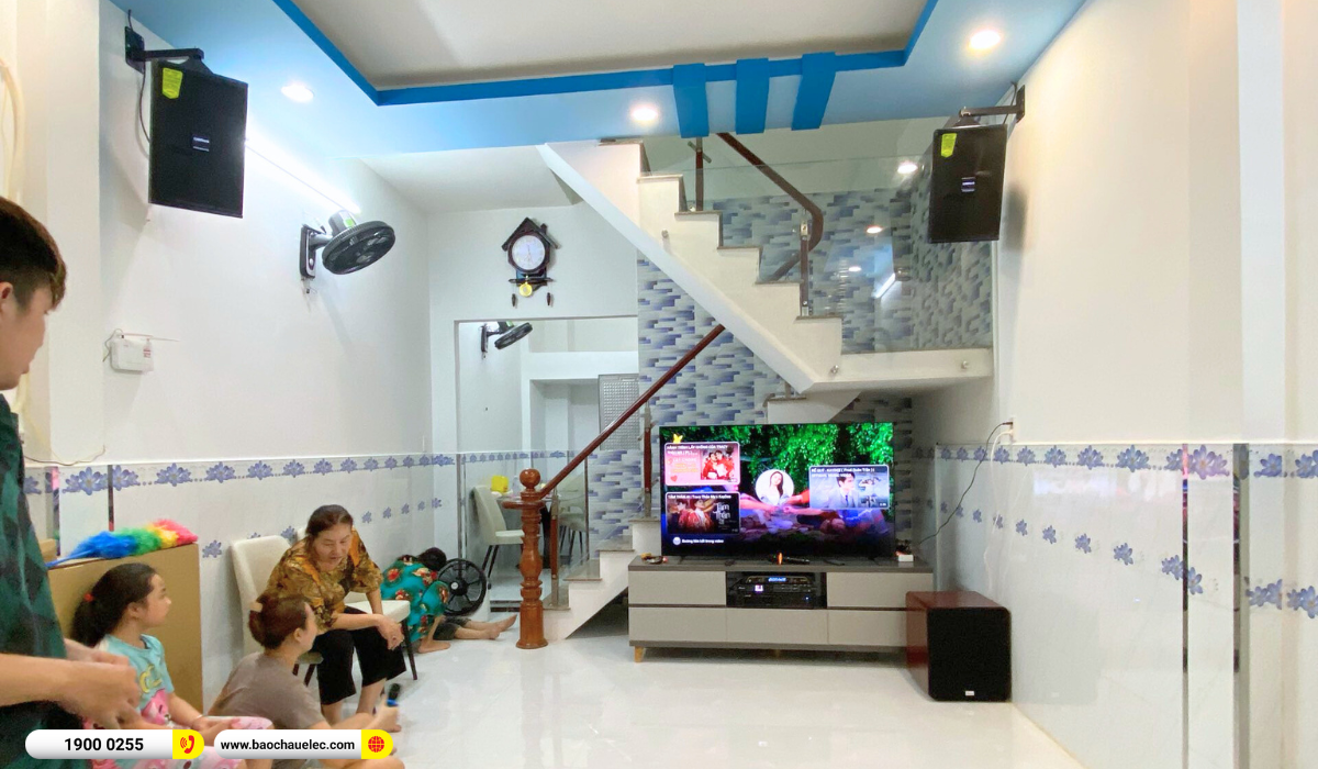 Lắp đặt dàn karaoke Domus hơn 32tr cho chị Vy tại TP HCM