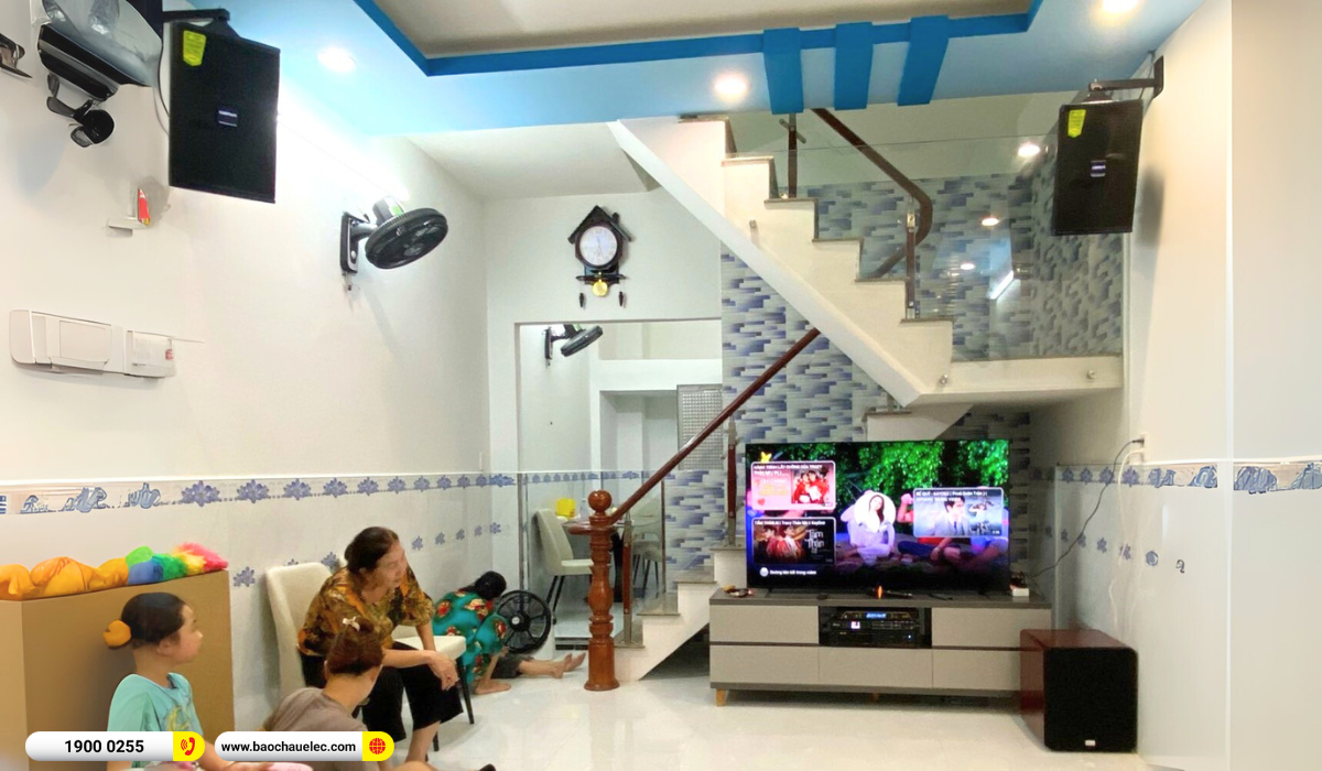 Lắp đặt dàn karaoke Domus hơn 32tr cho chị Vy tại TP HCM