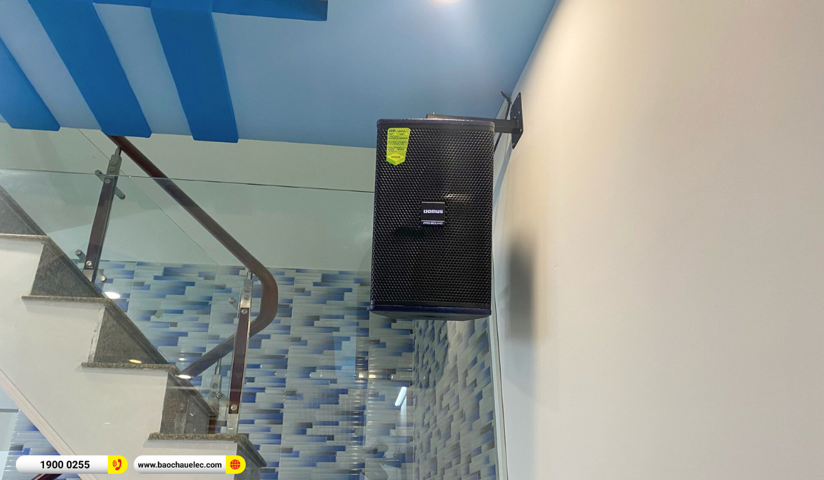 Lắp đặt dàn karaoke Domus hơn 32tr cho chị Vy tại TP HCM