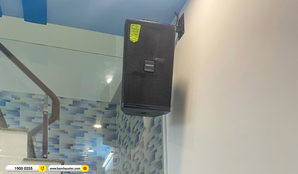 Lắp đặt dàn karaoke Domus hơn 32tr cho chị Vy tại TP HCM