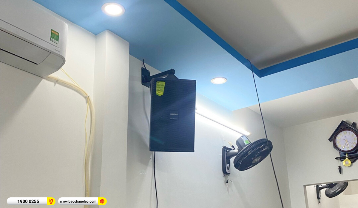 Lắp đặt dàn karaoke Domus hơn 32tr cho chị Vy tại TP HCM