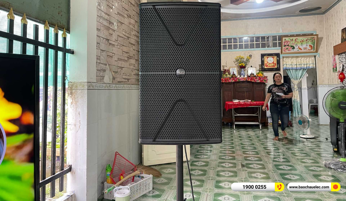 Lắp đặt dàn karaoke Domus gần 30tr cho chị Tâm tại Cần Thơ