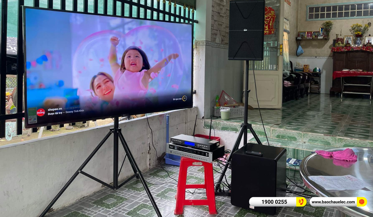 Lắp đặt dàn karaoke Domus gần 30tr cho chị Tâm tại Cần Thơ