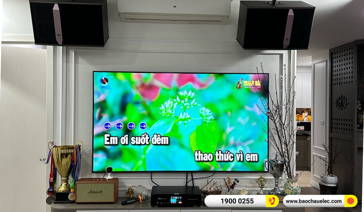 Lắp đặt dàn karaoke JBL hơn 26tr cho anh Chính tại Hà Nội