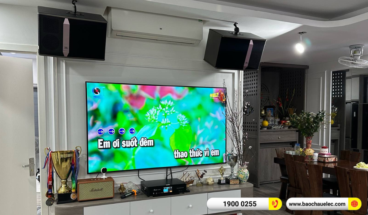 Lắp đặt dàn karaoke JBL hơn 26tr cho anh Chính tại Hà Nội