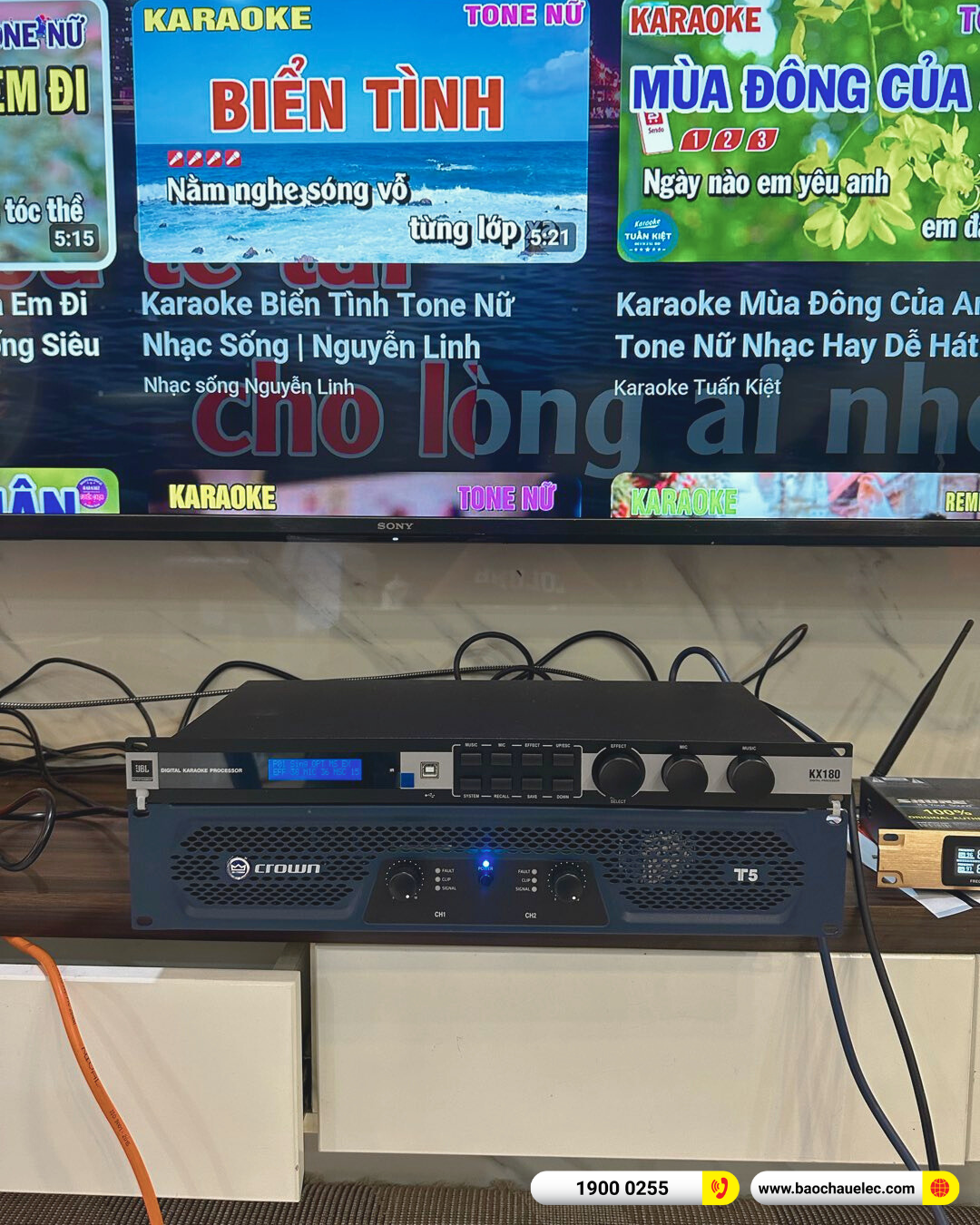 Lắp đặt dàn karaoke JBL hơn 34tr cho anh Đại tại Hà Nội