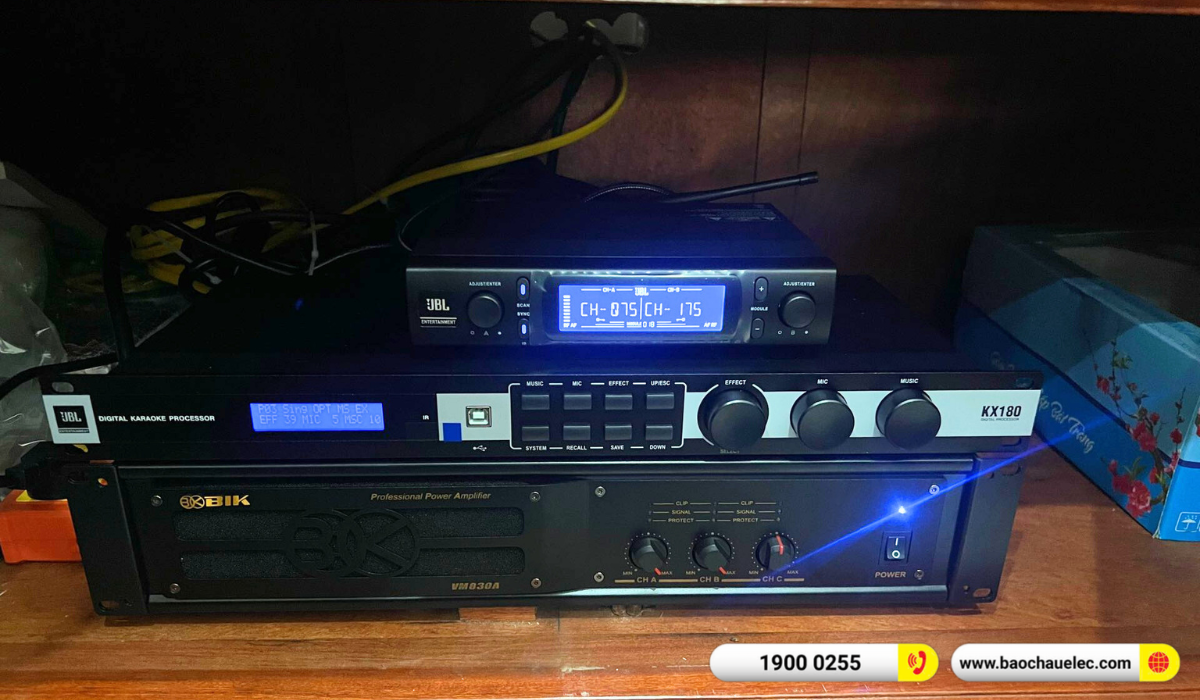 Lắp đặt dàn karaoke JBL hơn 70tr cho anh Đạt tại Hải Dương