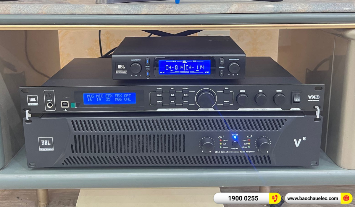 Lắp đặt dàn karaoke JBL hơn 80tr cho anh Đức tại Hà Nội