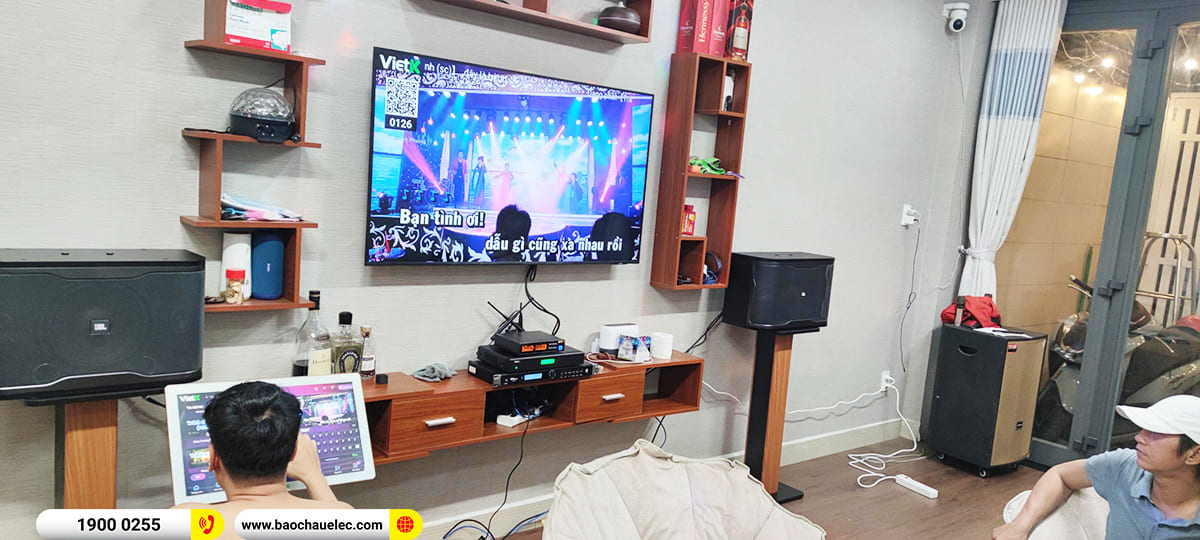Lắp đặt dàn karaoke JBL hơn 33tr cho anh Khánh ở TPHCM