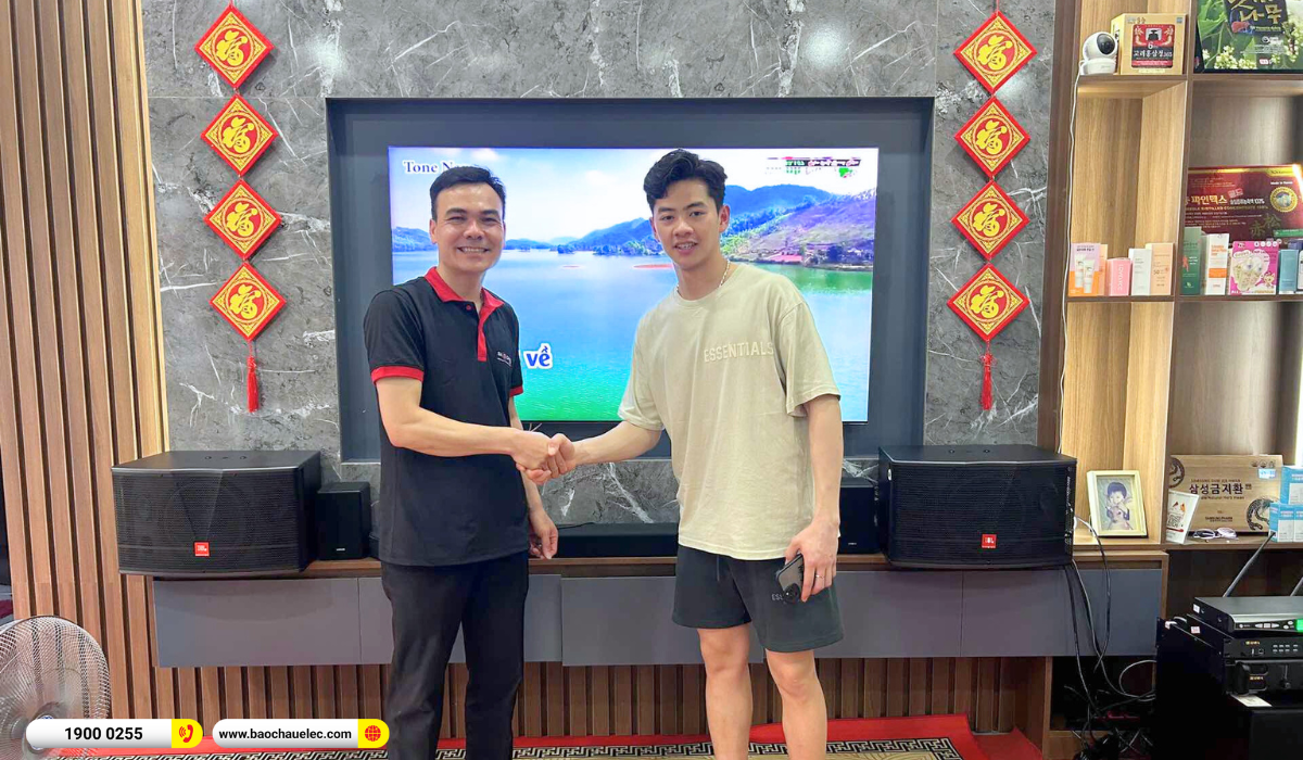 Lắp đặt dàn karaoke JBL hơn 35tr cho anh Long tại Thái Nguyên