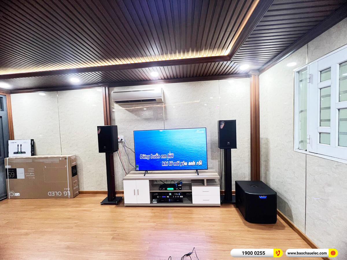 Lắp đặt dàn karaoke JBL gần 62tr cho anh Lưu ở TPHCM