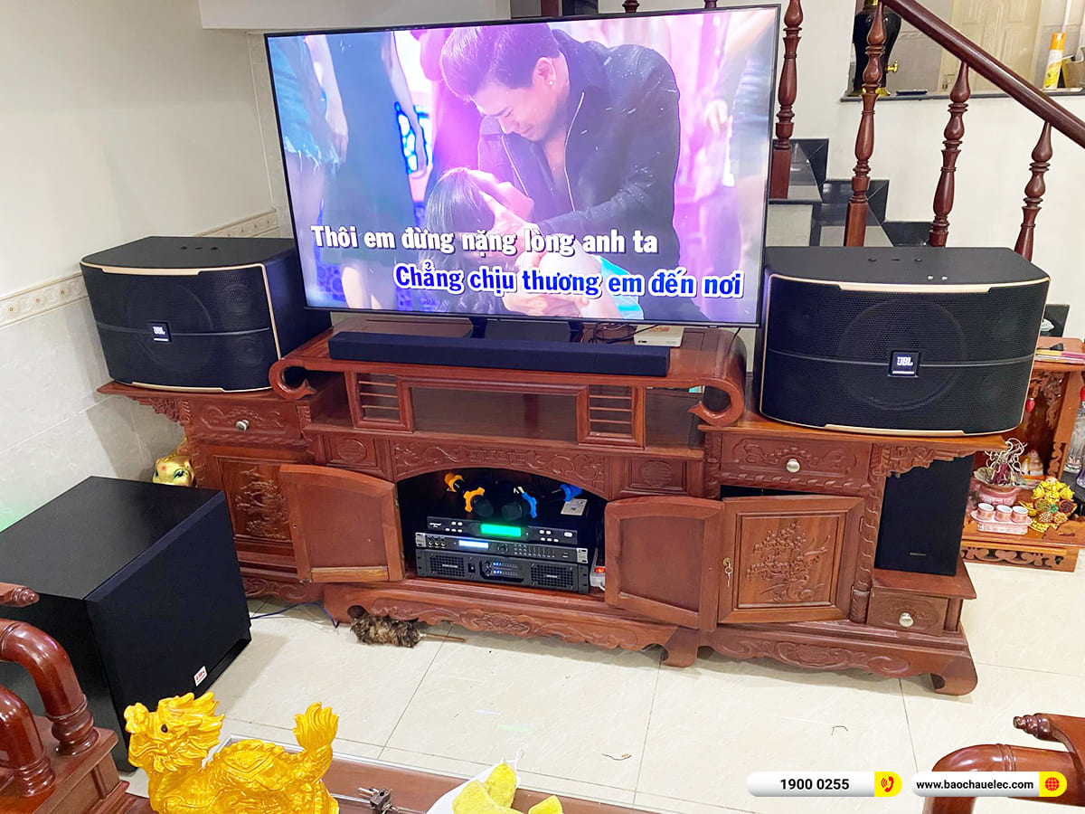 Lắp đặt dàn karaoke JBL gần 38tr cho anh Mạnh ở Bình Dương