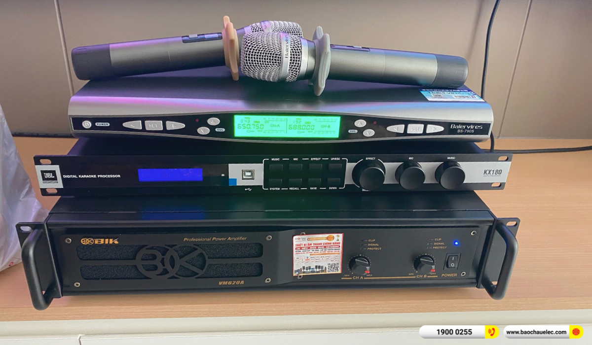 Lắp đặt dàn karaoke JBL hơn 33tr cho anh Minh tại TP HCM