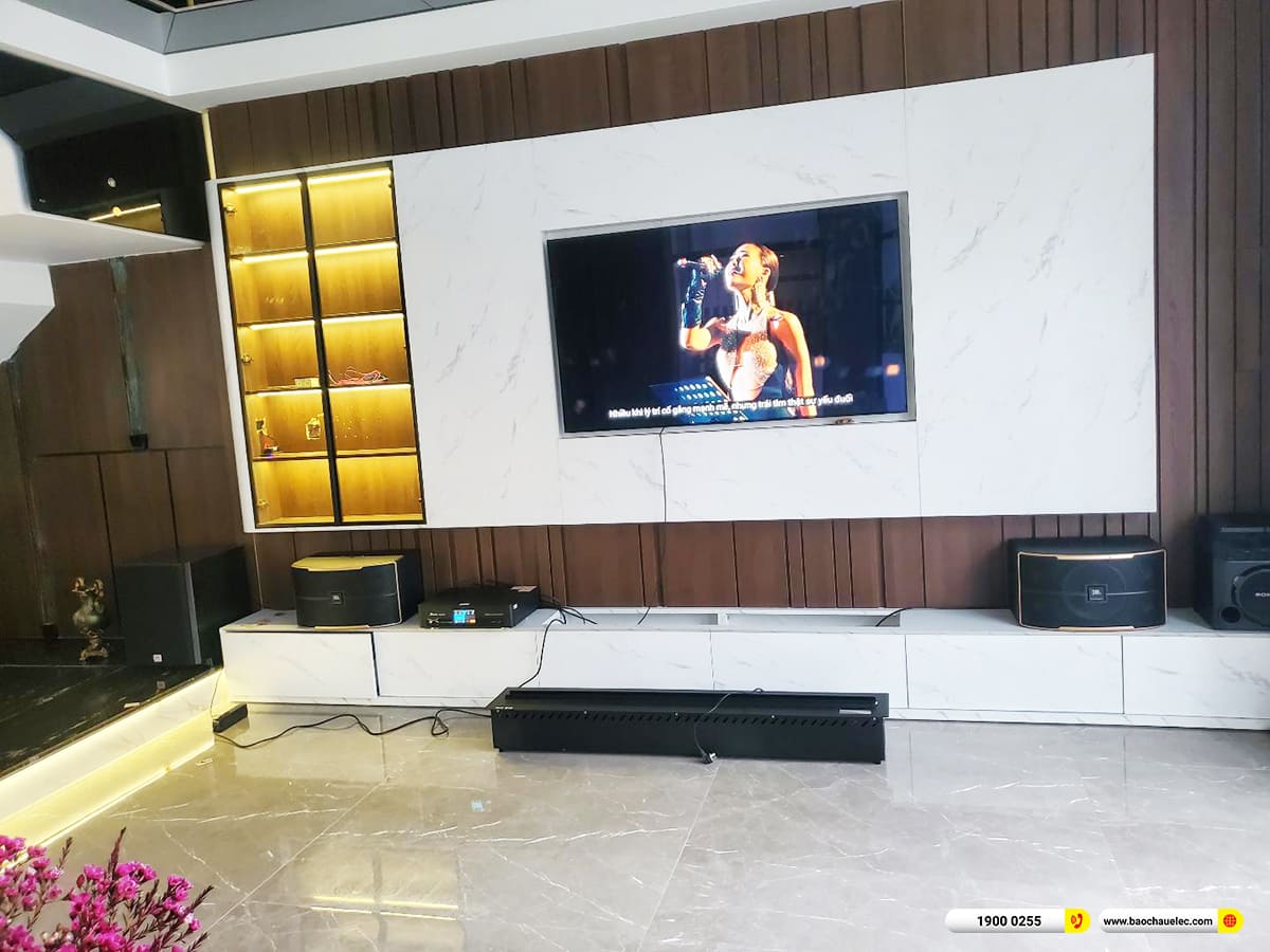 Lắp đặt dàn karaoke JBL gần 27tr cho anh Mùi ở Hà Nội
