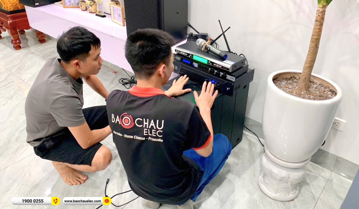 Lắp đặt dàn karaoke JBL gần 74tr cho anh Ngọc tại Bắc Giang
