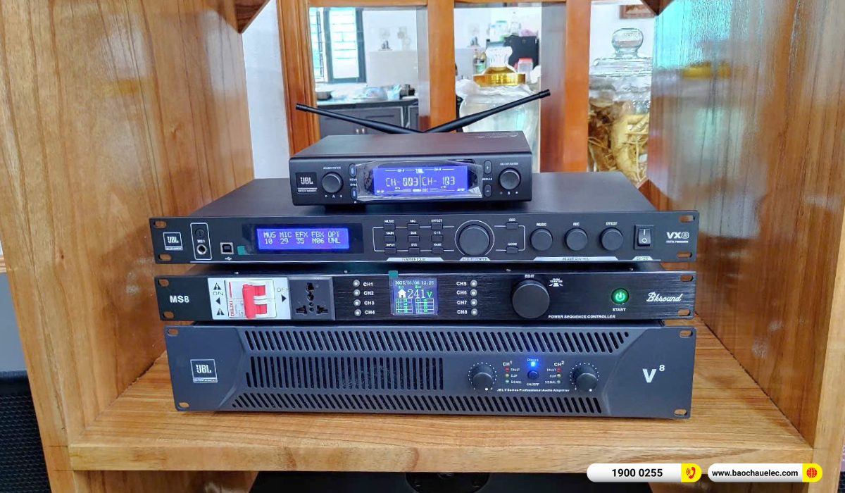 Lắp đặt dàn karaoke JBL hơn 81tr cho anh Phượng tại Thanh Hóa