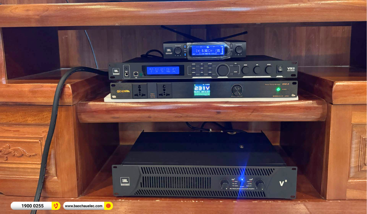 Lắp đặt dàn karaoke JBL gần 80tr cho anh Thái tại Đà Nẵng
