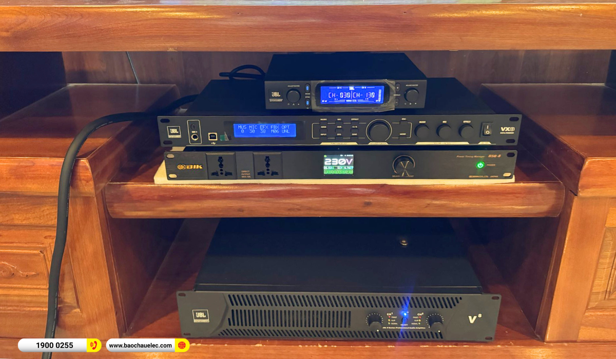 Lắp đặt dàn karaoke JBL gần 80tr cho anh Thái tại Đà Nẵng