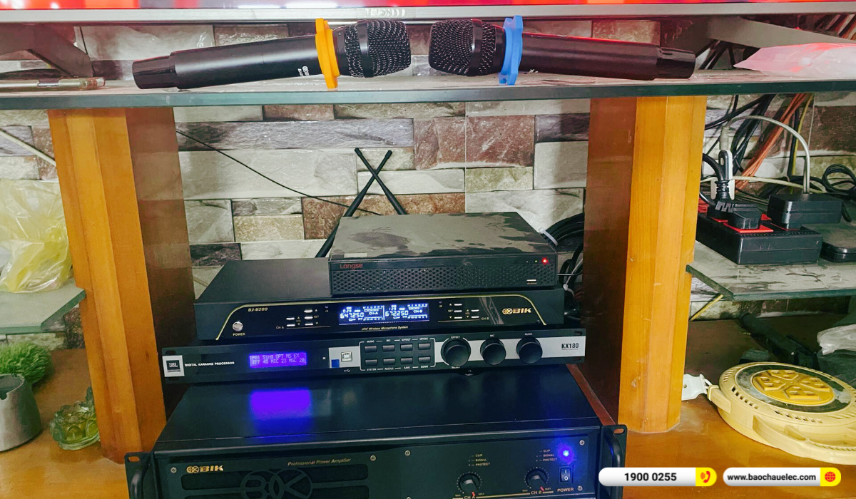 Lắp đặt dàn karaoke JBL gần 44tr cho anh Thanh Sơn tại TP HCM