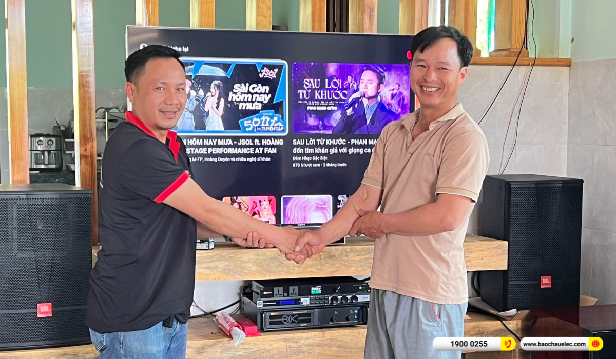 Lắp đặt dàn karaoke JBL hơn 61tr cho anh Thao tại Đắk Lắk