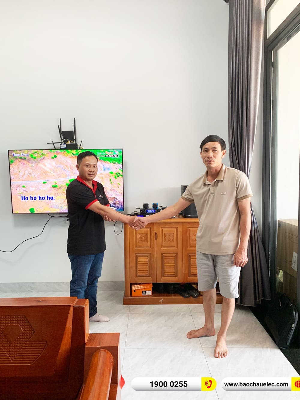 Lắp đặt dàn karaoke JBL hơn 24tr cho anh Trung ở Buôn Ma Thuột