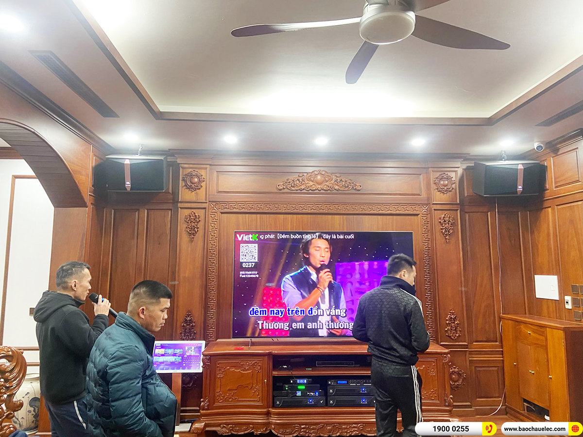 Lắp đặt dàn karaoke JBL cho anh Tuấn ở Quảng Ninh